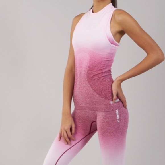 Ombre seamless vest gymshark